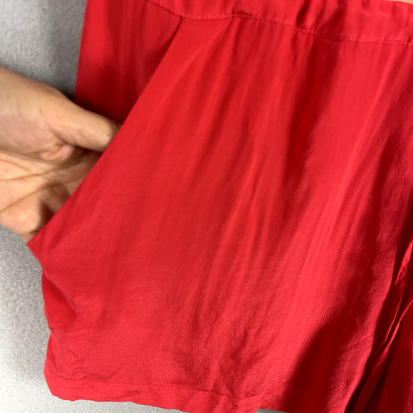 Rory Beca Silk Romper Womens Small Colorblock V-Neck Relaxed Bright - Picture 4 of 16